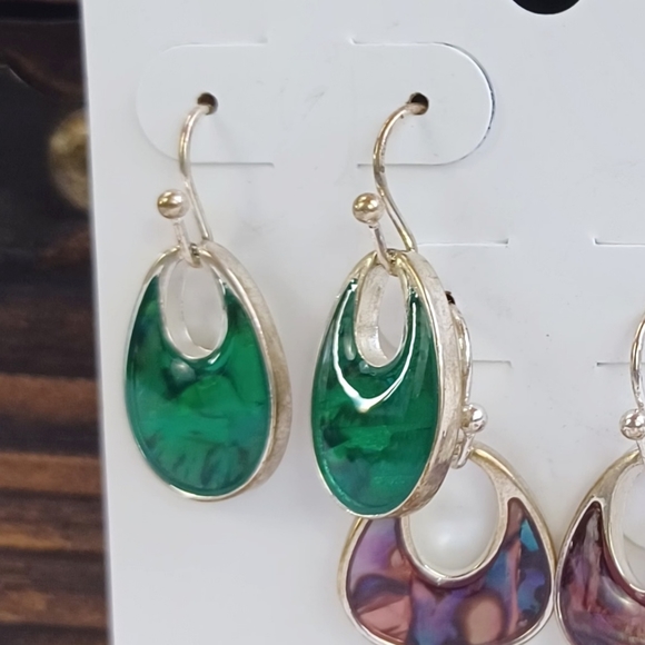 Color Brand 3 Dangle Earring Set - Picture 7 of 9